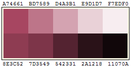 Screen Shot of the Color Palette Creator